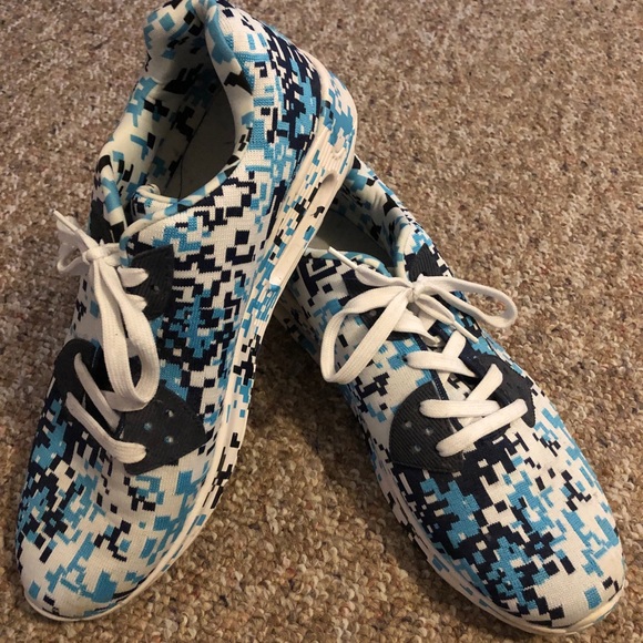 Pixel Inspired WHITIN Mens Camo Lifestyle Sneakers Pixel Inspired WHITIN Mens Camo Lifestyle Sneakers